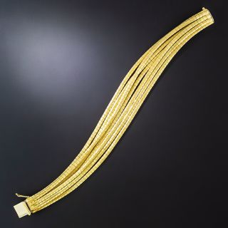 Italian Seven-Row Spaghetti Bracelet - 2