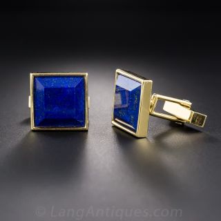 18K Lapis Lazuli Cufflinks