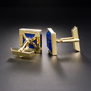 18K Lapis Lazuli Cufflinks