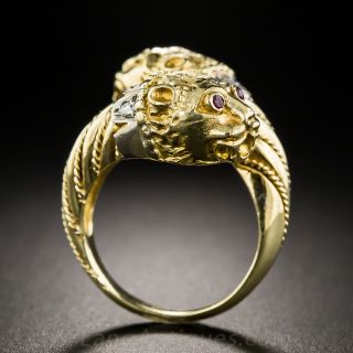 18K Lioness Ring - Italian