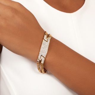Pavé Diamond 'I.D.' Bracelet