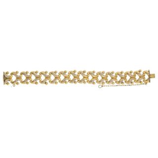 18k Retro Bracelet with Diamonds