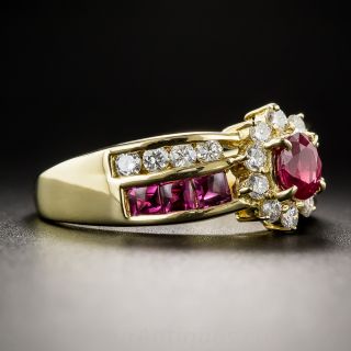 18K Ruby and  Diamond Ring