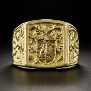 18K Signet Ring
