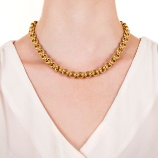 18K Solid Rollo Neck Chain, Wempe