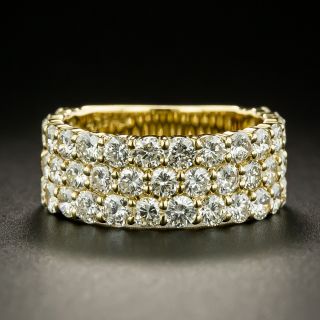 Three Row 3.02 Carat Diamond Band  - 3