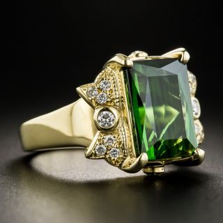 18K Tourmaline and Diamond Ring