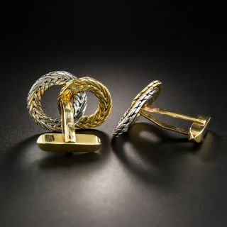18K Two-Tone Cufflinks