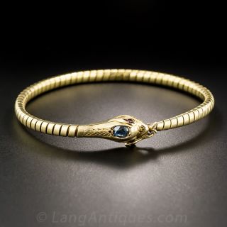 18K Victorian Snake Bracelet