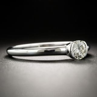 18K White Gold .45 Carat Solitaire Ring