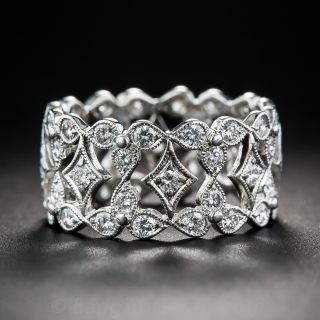 18K White Gold Diamond Eternity Band