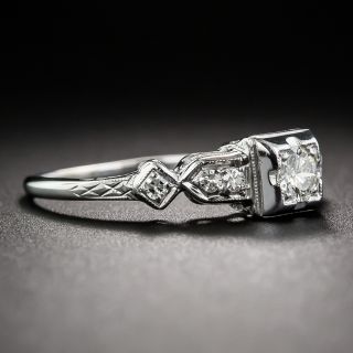 18K White Gold Diamond Ring