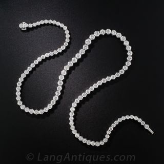 12 Carat Diamond Riviere Necklace