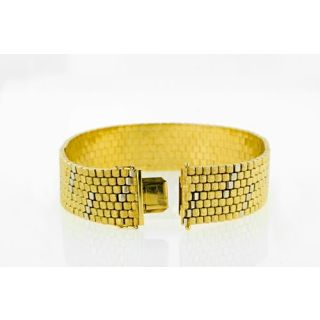 18k Yellow and White Gold Bracelet