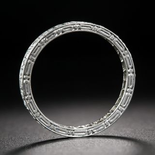 1920s Tiffany & Co. Platinum Diamond Eternity Wedding Band 