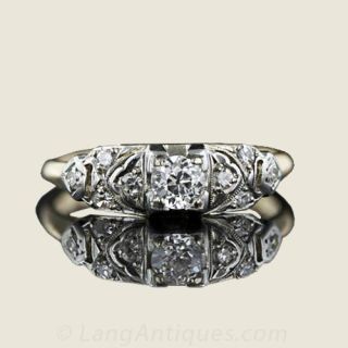 Estate Diamond Engagement Ring 