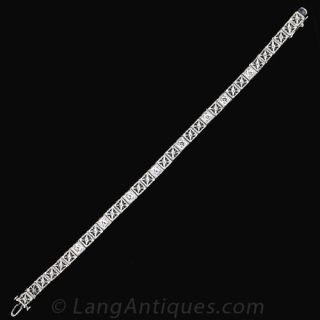 1930's Diamond Line Bracelet