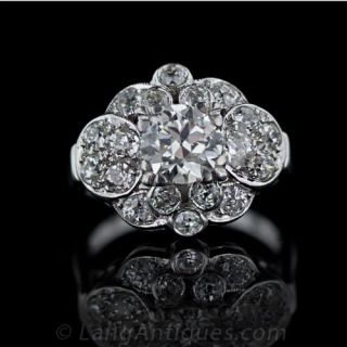 1930's Diamond & Platinum Ring