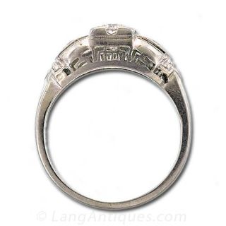 1930s Diamond Art Deco Engagement Ring