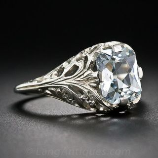 1930s Vintage Aquamarine Ring