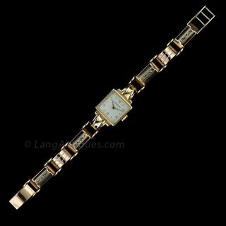 1940's Heguenin Bracelet Watch