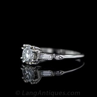 1950's .60 Carat Diamond Engagement Ring
