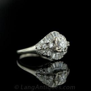 1950's Diamond Cluster Ring