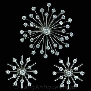 1950 s Diamond Starburst Set  Main View