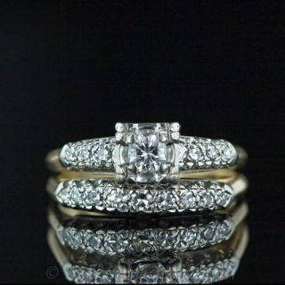 1950-s-Diamond-Two-Tone-Wedding-Set-Main-View