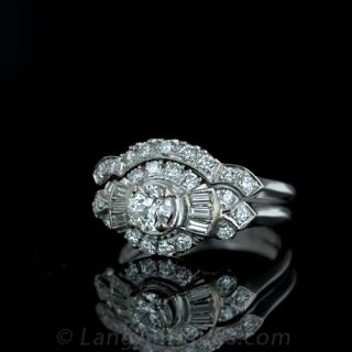 1950's Diamond Wedding Set