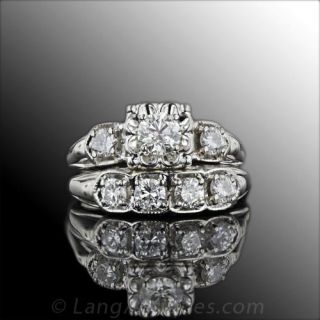 Estate Diamond Wedding Set
