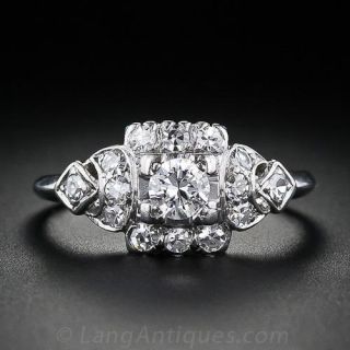 1950's Vintage Diamond Engaement Ring