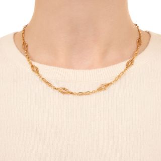 Handcrafted Fancy Link Chain, Portugal 
