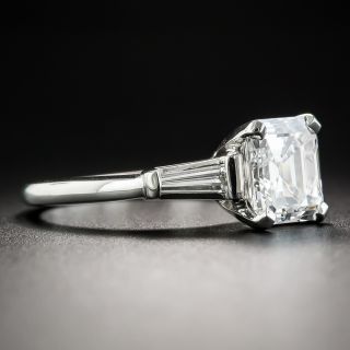 2.01 Carat Emerald-Cut Diamond Engagement Ring - GIA D VVS1