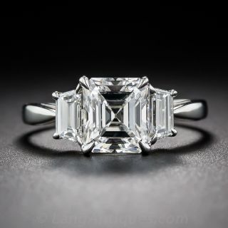2.02 Carat GIA - F/VS2 Emerald-Cut Diamond Ring