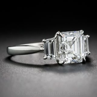 2.02 Carat GIA - F/VS2 Emerald-Cut Diamond Ring