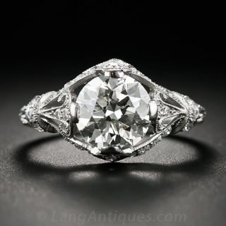 2.03 Carat Diamond Edwardian-Style Engagement Ring