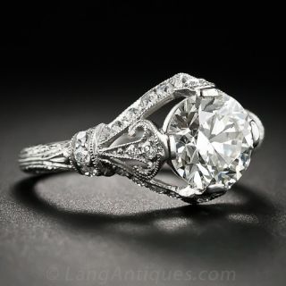 2.03 Carat Diamond Edwardian-Style Engagement Ring