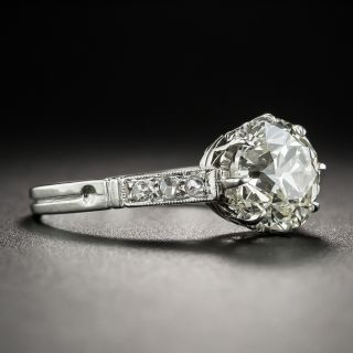 2.07 Carat Art Deco Diamond Ring GIA M SI1