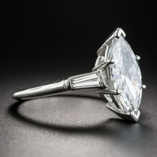 2.07  Marquise Diamond Engagement Ring - GIA D VS2