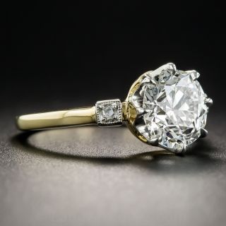 2.12 Carat Diamond Solitaire Engagement Ring - GIA I VVS2  