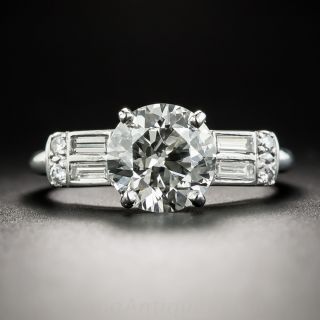 2.12 Carat Vintage Diamond Engagement Ring - GIA J VS2