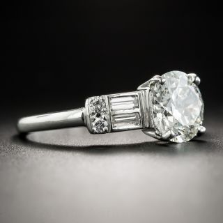 2.12 Carat Vintage Diamond Engagement Ring - GIA J VS2