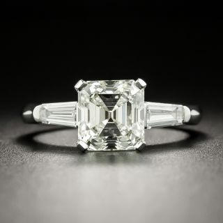 2.15 Carat Emerald Cut Diamond Ring - GIA L VVS2  - 2