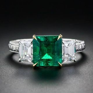 2.15 Carat Gem Emerald Ring