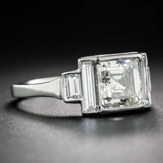 2.17 Carat Art Deco Style Diamond Ring