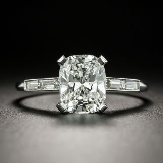 2.19 Carat Cushion-Cut Diamond Engagement Ring - GIA F VVS2 - 6