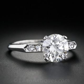 2.20 Carat Vintage Diamond Engagement Ring