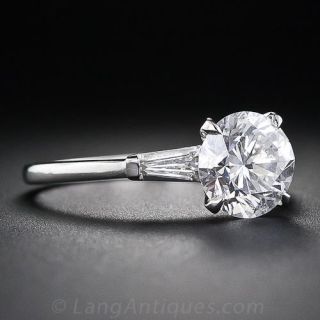 2.24 Carat Estate Diamond Engagement Ring 