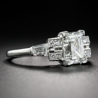 2.24 Carat Rectangular Step-Cut Diamond Ring GIA G VS2